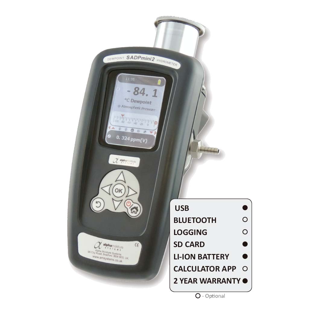 Higrómetro, medidor de humedad y punto de rocio LUTRON HD-3008 